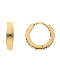 Accessories Goldglänzende Schlichte Creole