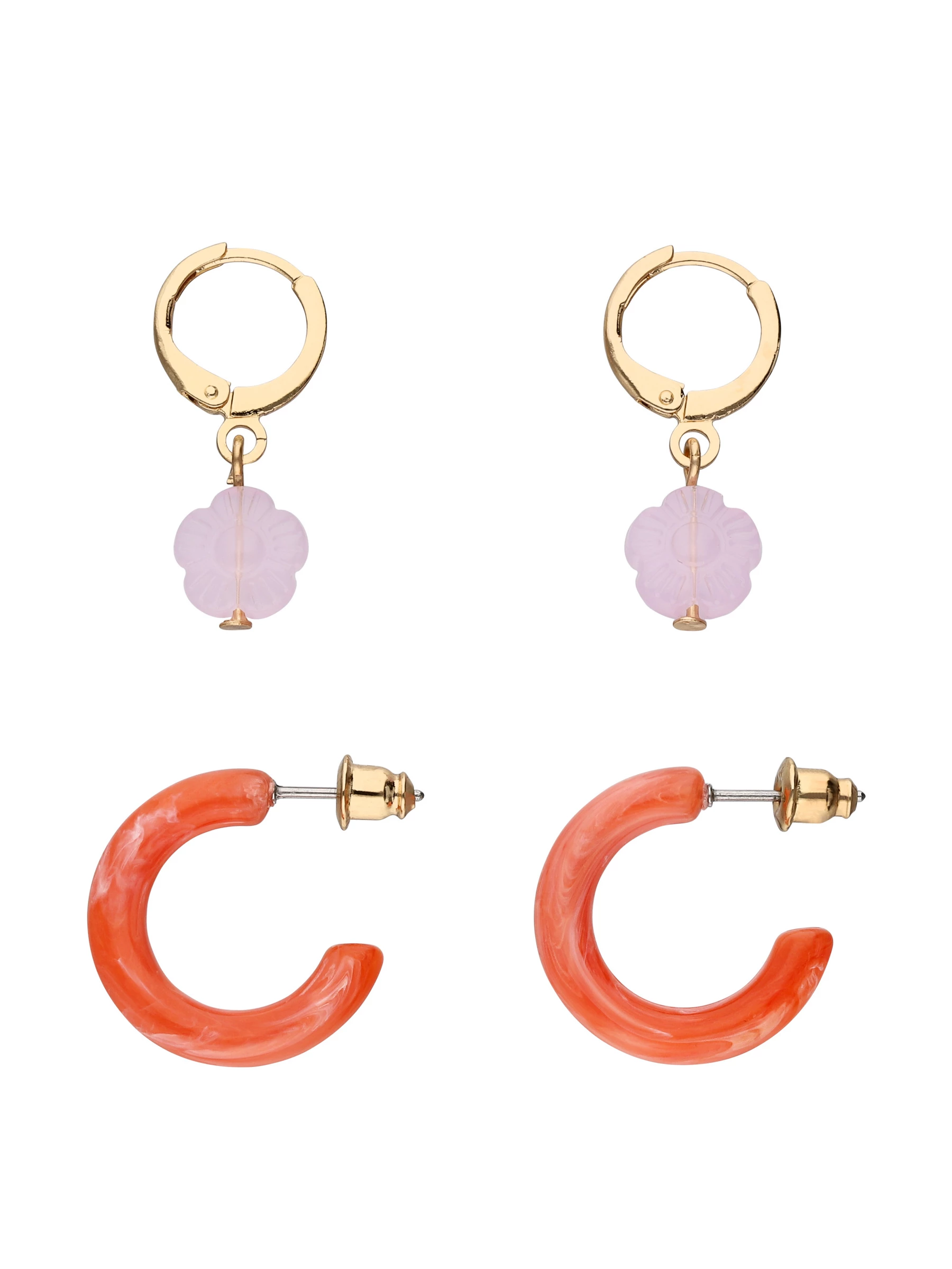 SIX Huiggie-Creolen-Set 2 SIX Huiggie-Creolen-Set – Bild 2