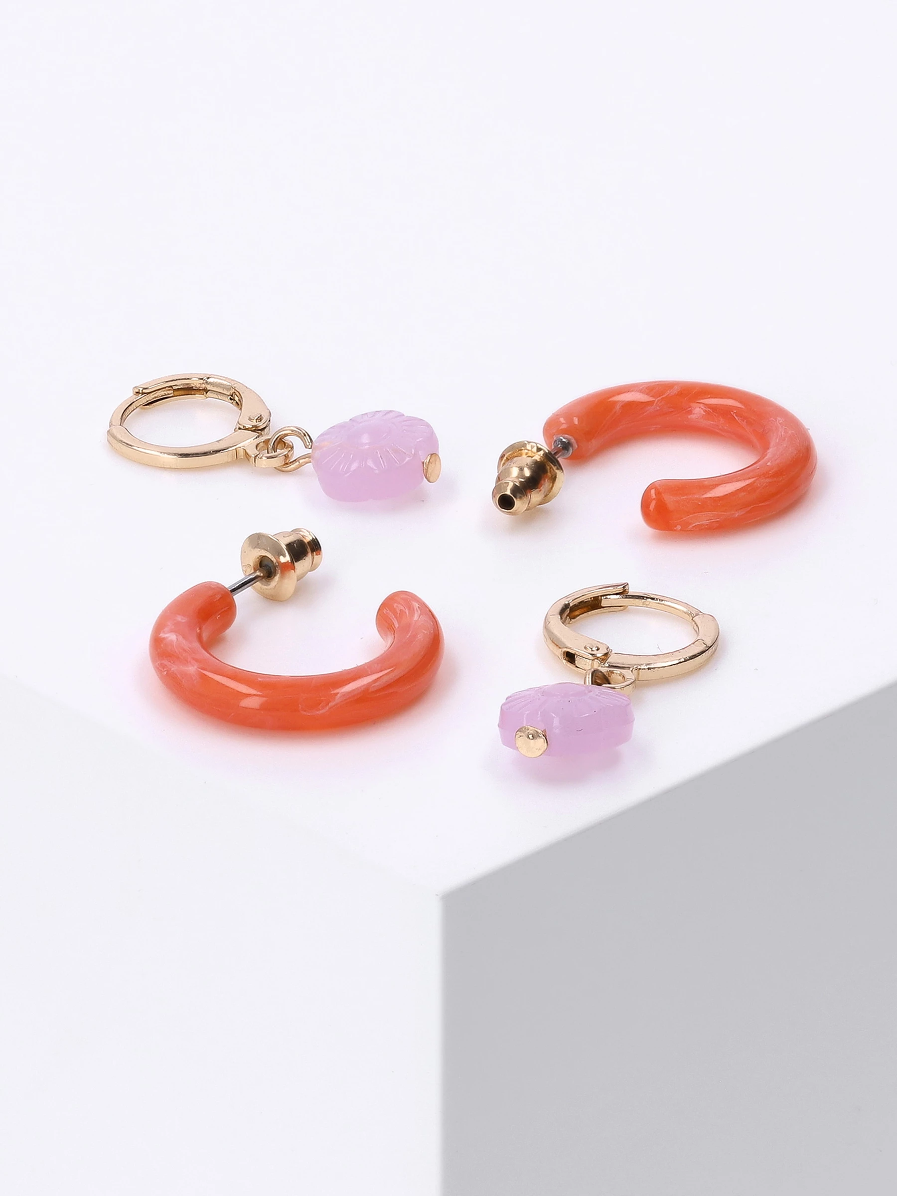 SIX Huiggie-Creolen-Set 3 SIX Huiggie-Creolen-Set – Bild 3