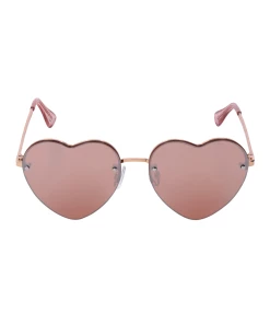 SIX Rahmenlose Sonnenbrille In Herzform