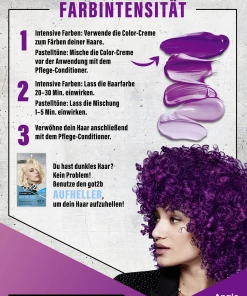 Schwarzkopf Got2b Temporäre Haarfarbe FARB/ARTIST 094 Blueberry Lila -der Ankunftsshop MAM 8530304 SHOP IMAGE 1.4