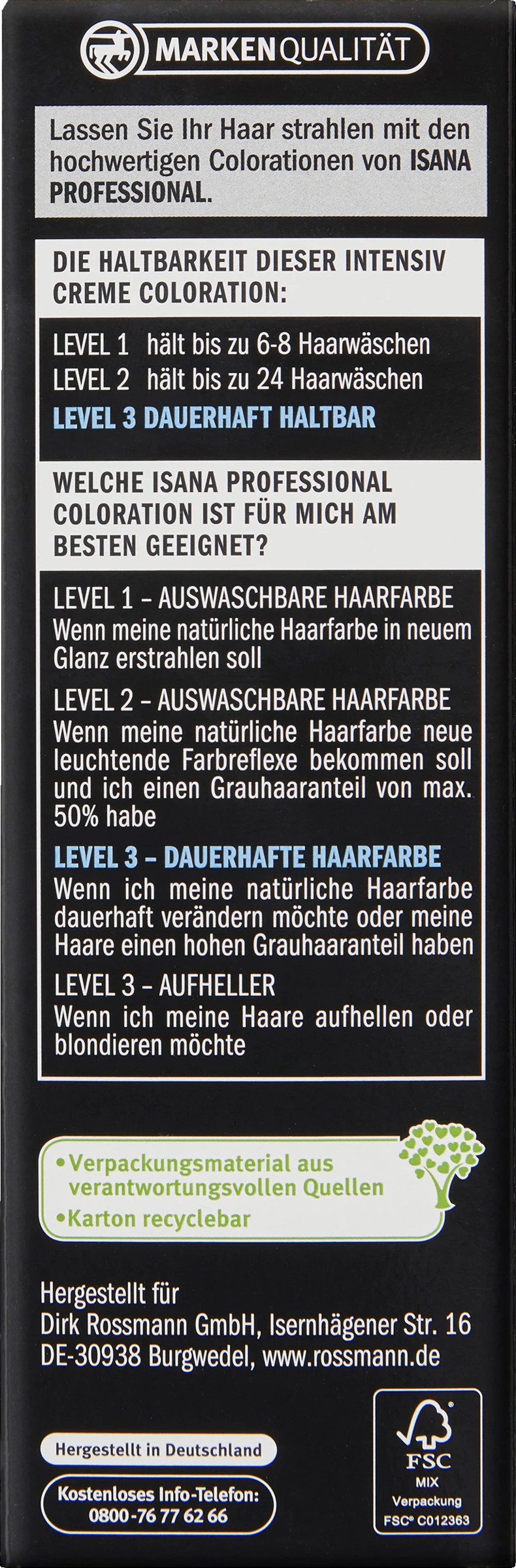 ISANA PROFESSIONAL Intensiv Creme Coloration 466 Aubergine 2 ISANA PROFESSIONAL Intensiv Creme Coloration 466 Aubergine – Bild 2