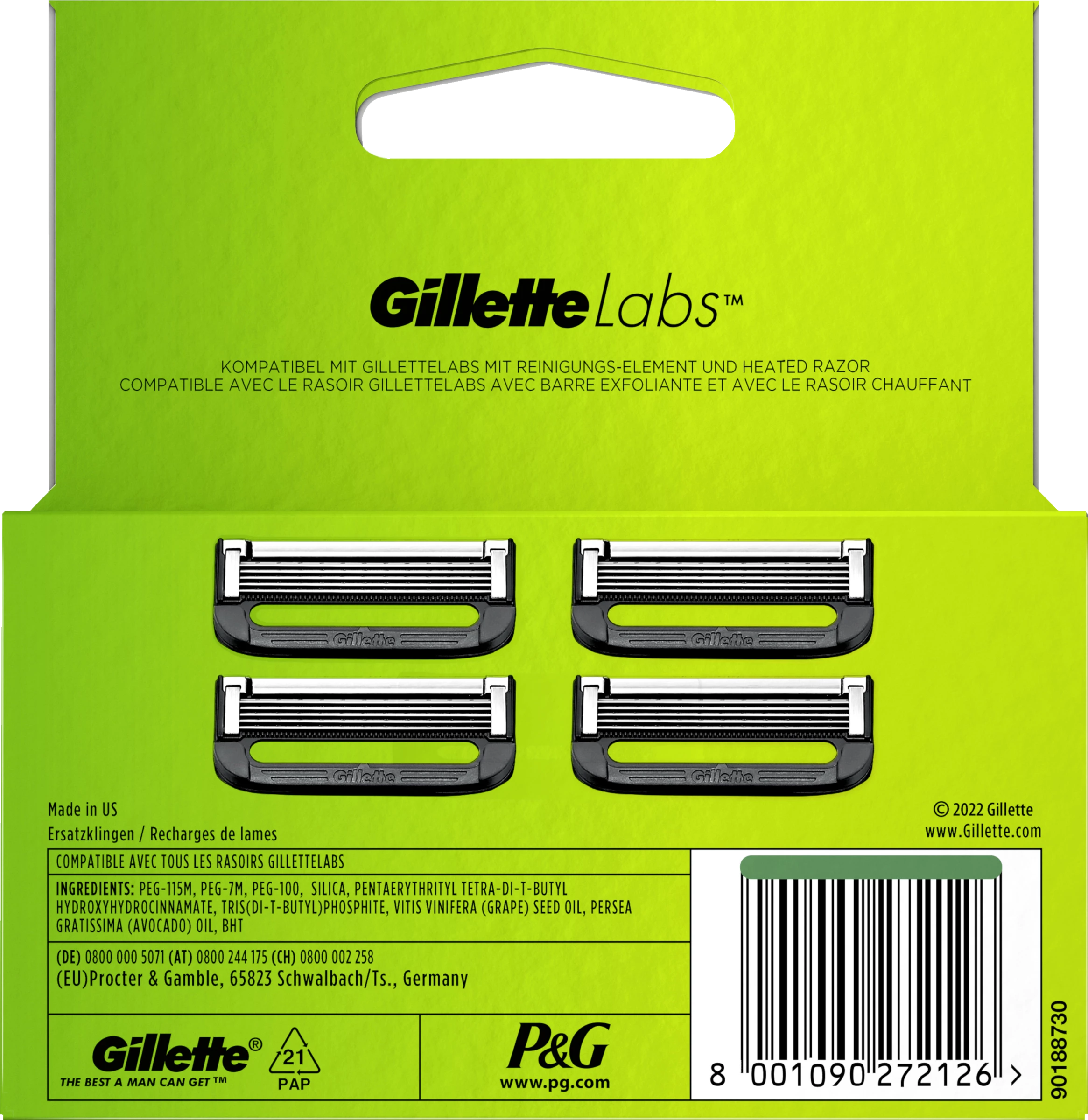 Gillette® Labs Rasierklingen 4 Gillette® Labs Rasierklingen – Bild 4
