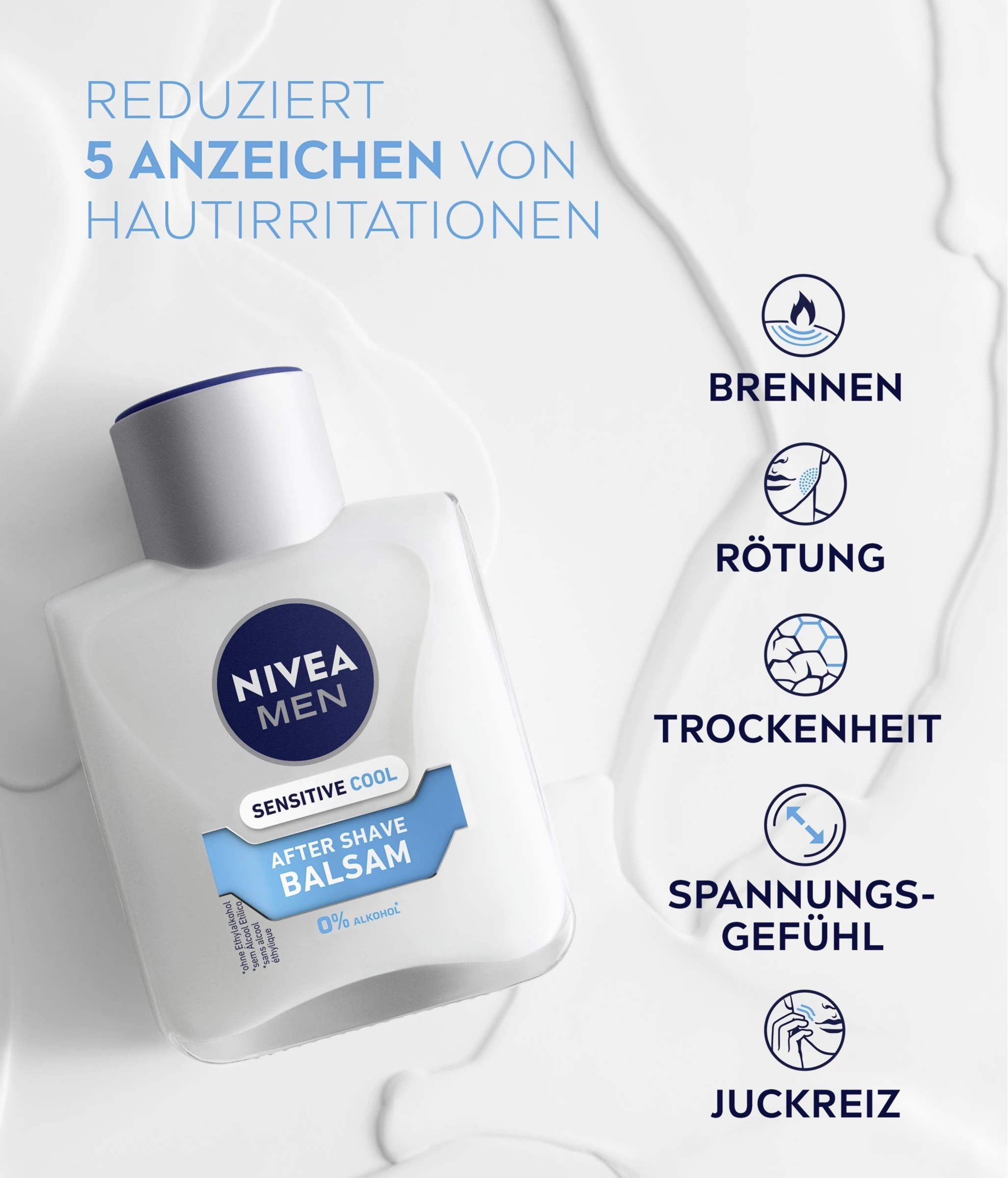 NIVEA MEN Sensitiv Cool After Shave Balsam 7 NIVEA MEN Sensitiv Cool After Shave Balsam – Bild 7