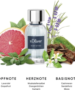 S.Oliver Scent Of You Men, EdT 30 Ml 6 S.Oliver Scent Of You Men, EdT 30 Ml -der Ankunftsshop MAM 8803765 SHOP IMAGE 1.4
