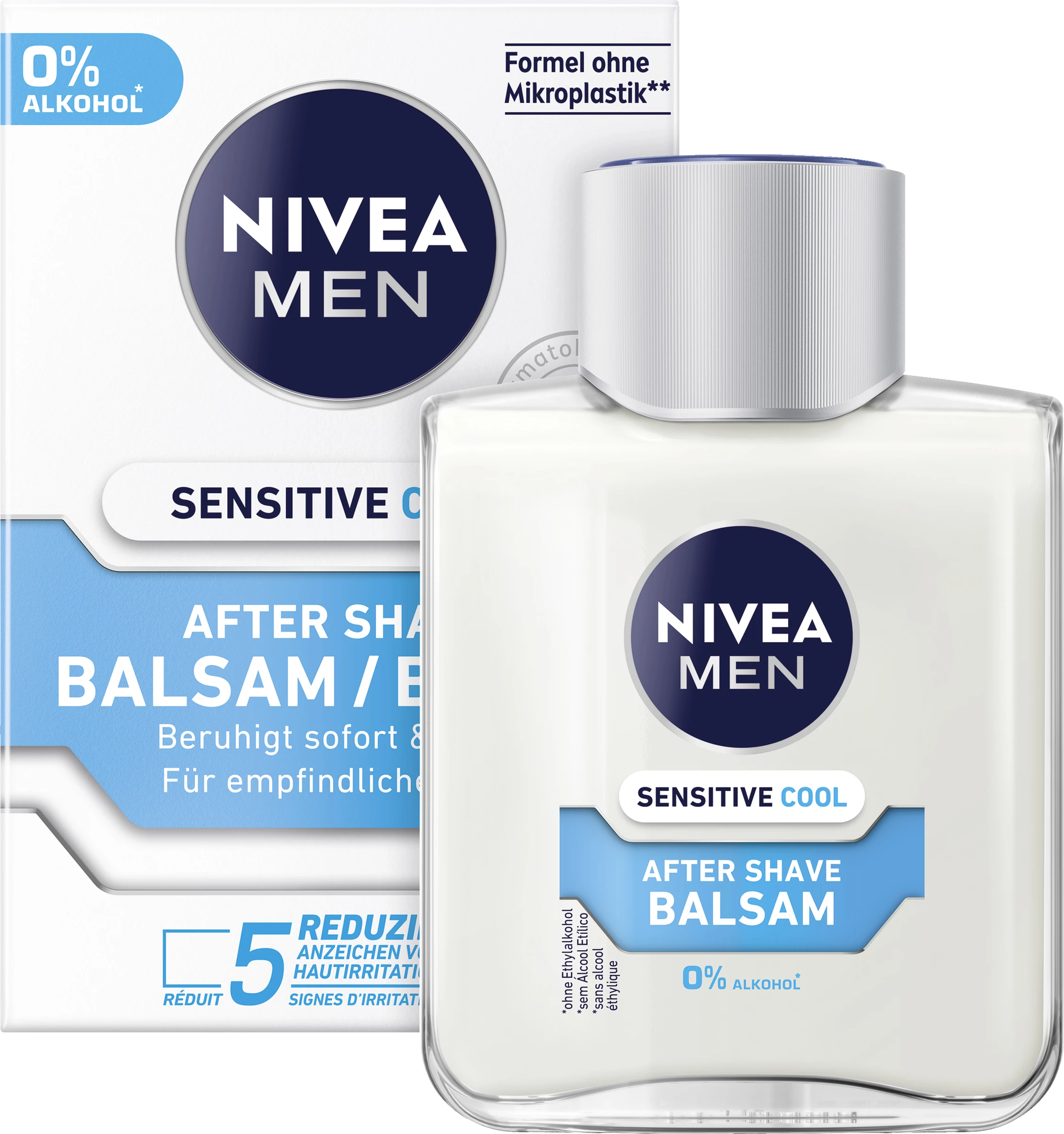 NIVEA MEN Sensitiv Cool After Shave Balsam 5 NIVEA MEN Sensitiv Cool After Shave Balsam – Bild 5