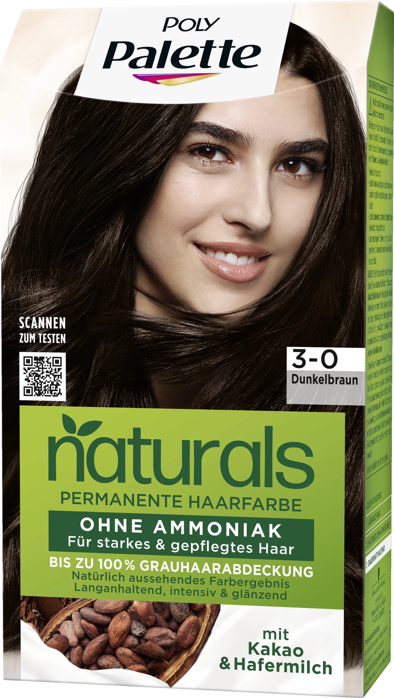 Poly Palette NATURALS Permanente Haarfarbe 3-0 Dunkelbraun 1 Poly Palette NATURALS Permanente Haarfarbe 3-0 Dunkelbraun