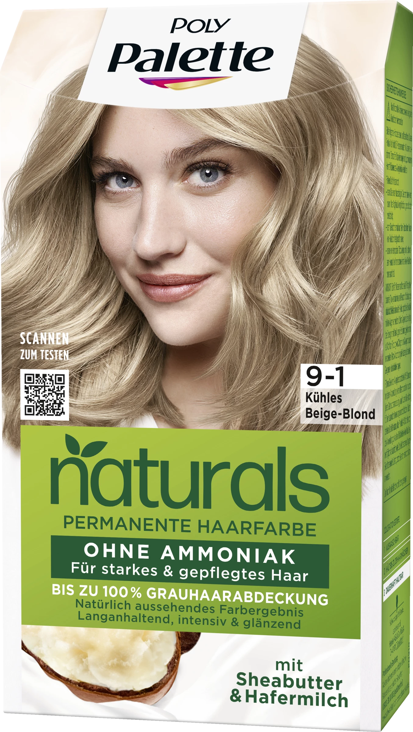 Poly Palette NATURALS Permanente Haarfarbe 9-1 Kühles Beige Blond 1 Poly Palette NATURALS Permanente Haarfarbe 9-1 Kühles Beige Blond