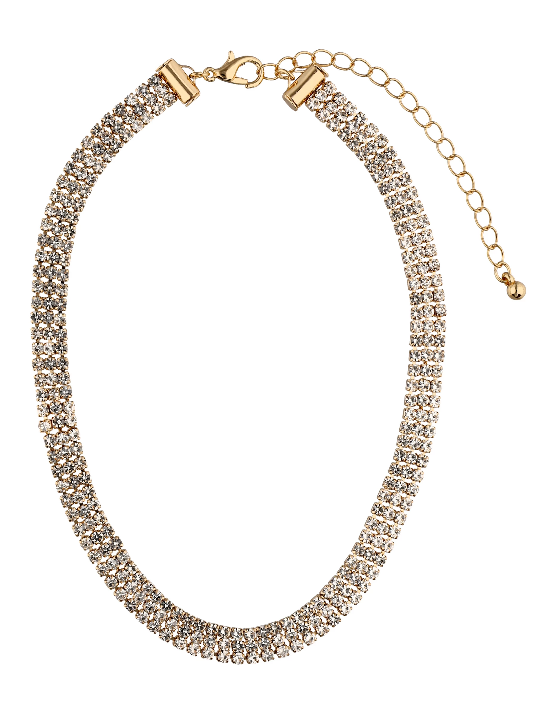 Accessories Kette Mit Strasssteinen 1 Accessories Kette Mit Strasssteinen