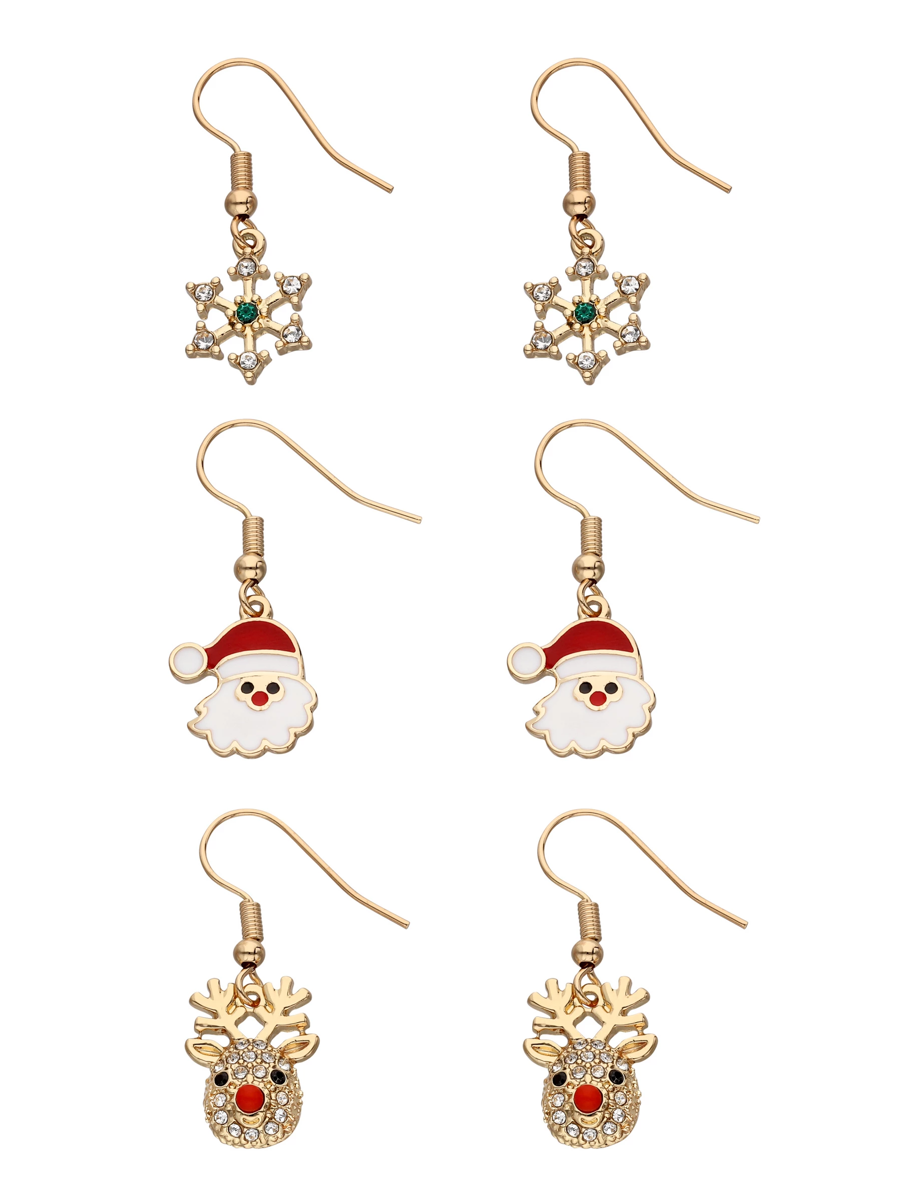 Accessories Ohrring-Set Mit Weihnachtsmotiven 1 Accessories Ohrring-Set Mit Weihnachtsmotiven