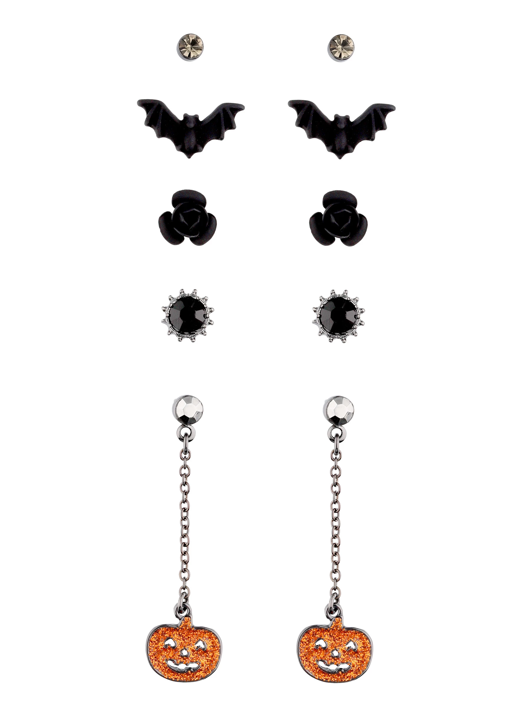 Accessories Ohrstecker-Set Mit Halloween-Motiv 1 Accessories Ohrstecker-Set Mit Halloween-Motiv