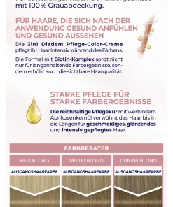 Schwarzkopf Diadem 3in1 Pflege-Color-Creme 722 Dunkel Blond -der Ankunftsshop MAM 8950445 SHOP IMAGE 1.4