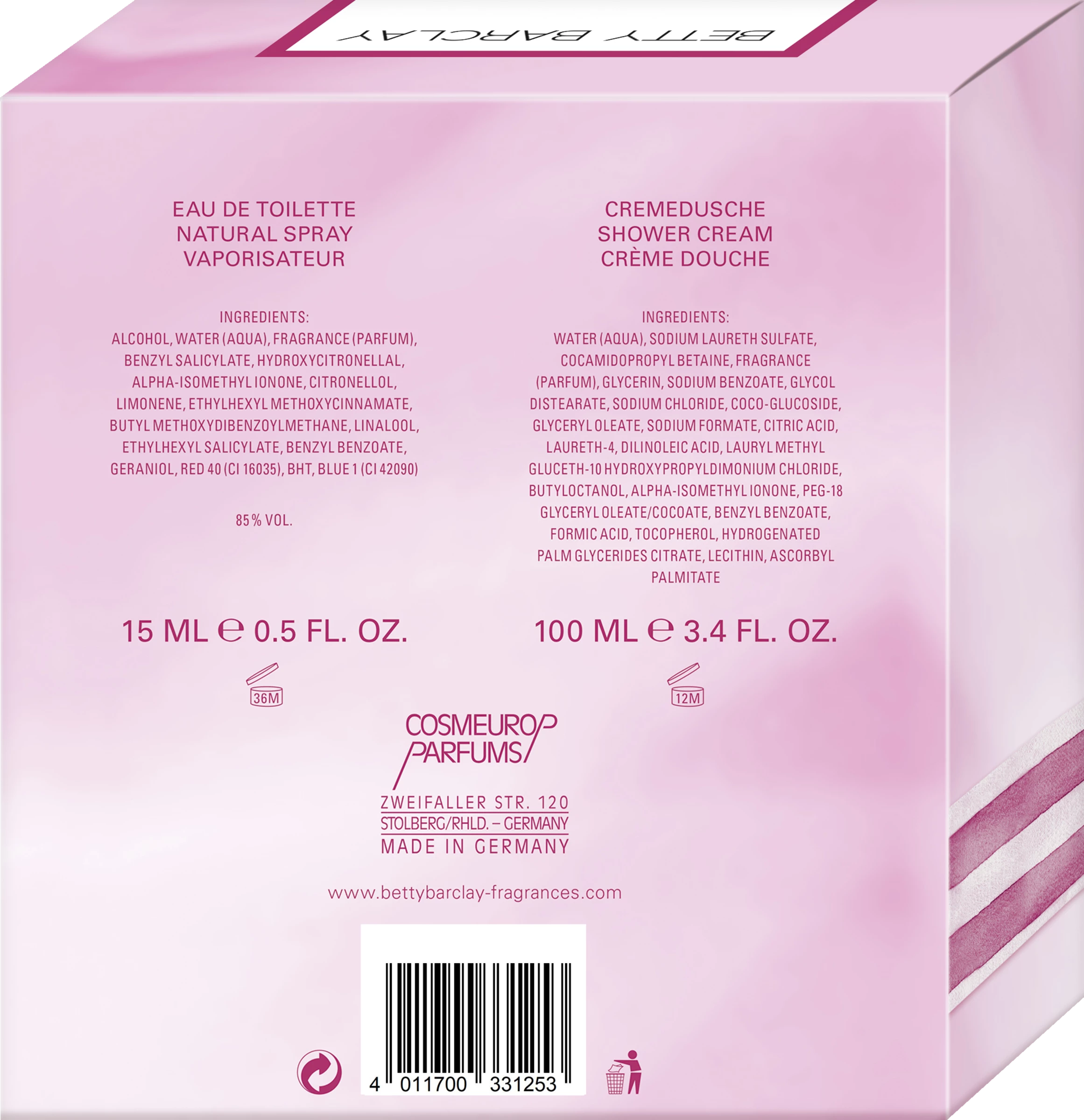 Betty Barclay Woman N° 3 Geschenkset 2 Betty Barclay Woman N° 3 Geschenkset – Bild 2