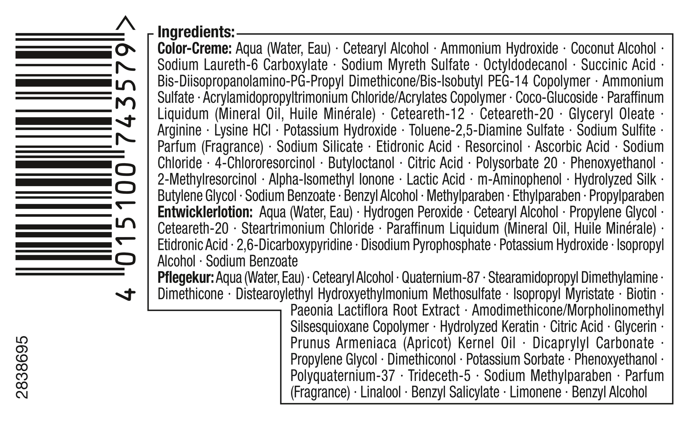 Schwarzkopf Diadem 3in1 Pflege-Color-Creme 715 Mittel Blond 6 Schwarzkopf Diadem 3in1 Pflege-Color-Creme 715 Mittel Blond – Bild 6