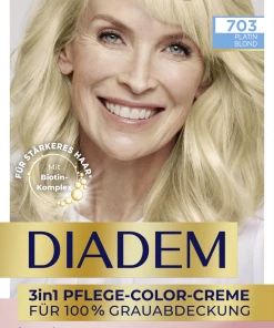 Schwarzkopf Diadem 3in1 Pflege-Color-Creme 703 Platin Blond