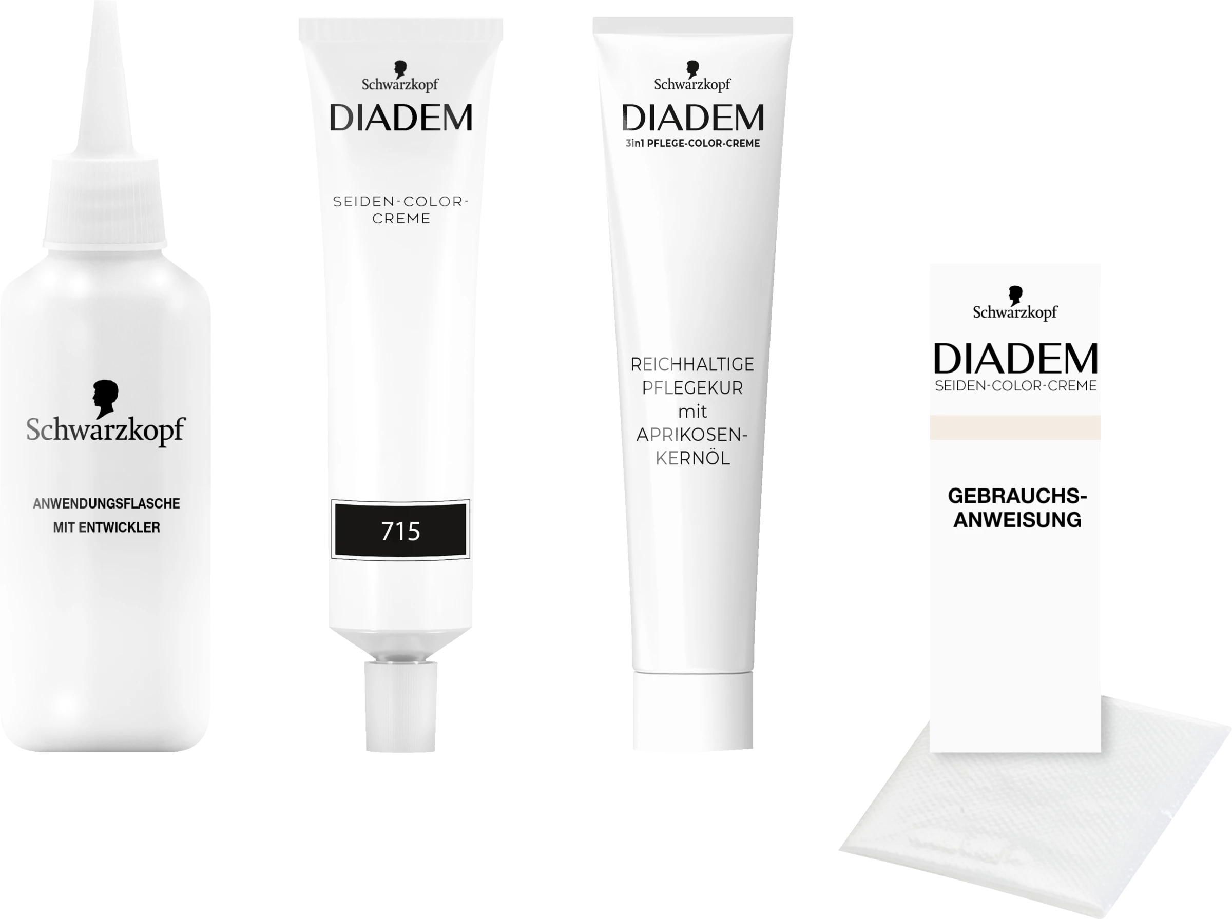 Schwarzkopf Diadem 3in1 Pflege-Color-Creme 715 Mittel Blond 7 Schwarzkopf Diadem 3in1 Pflege-Color-Creme 715 Mittel Blond – Bild 7