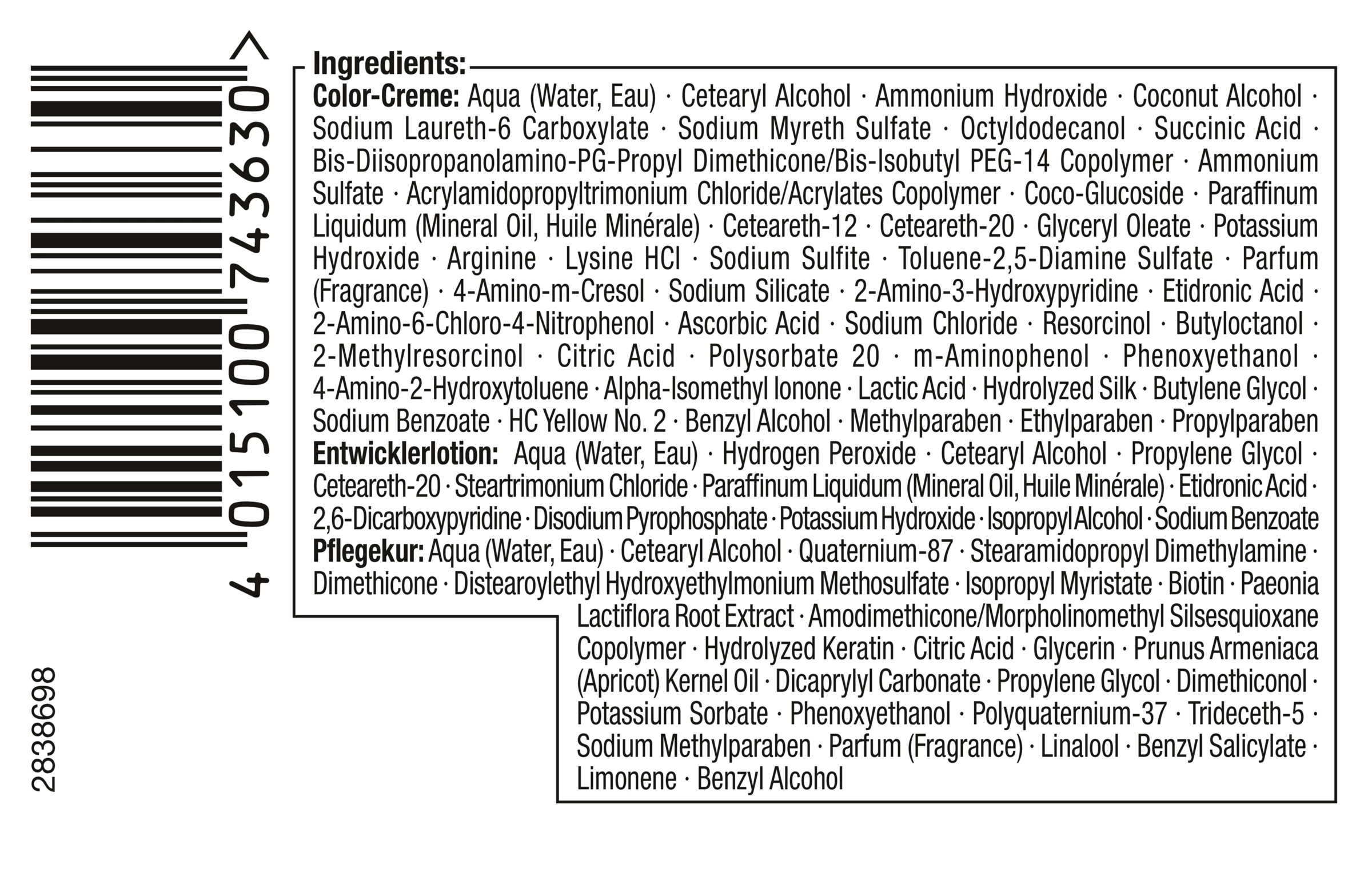 Schwarzkopf Diadem 3in1 Pflege-Color-Creme 721 Herbst Gold 6 Schwarzkopf Diadem 3in1 Pflege-Color-Creme 721 Herbst Gold – Bild 6