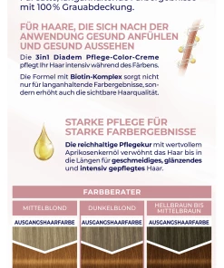 Schwarzkopf Diadem 3in1 Pflege-Color-Creme 721 Herbst Gold 10 Schwarzkopf Diadem 3in1 Pflege-Color-Creme 721 Herbst Gold -der Ankunftsshop MAM 8966031 SHOP IMAGE 1.4