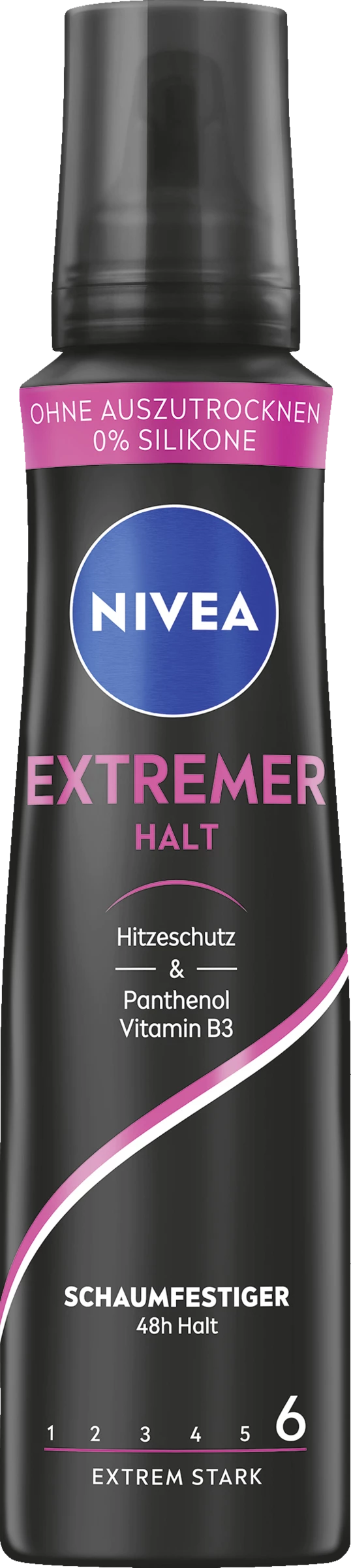 NIVEA Extremer Halt Schaumfestiger Extrem Stark 150ml 1 NIVEA Extremer Halt Schaumfestiger Extrem Stark 150ml
